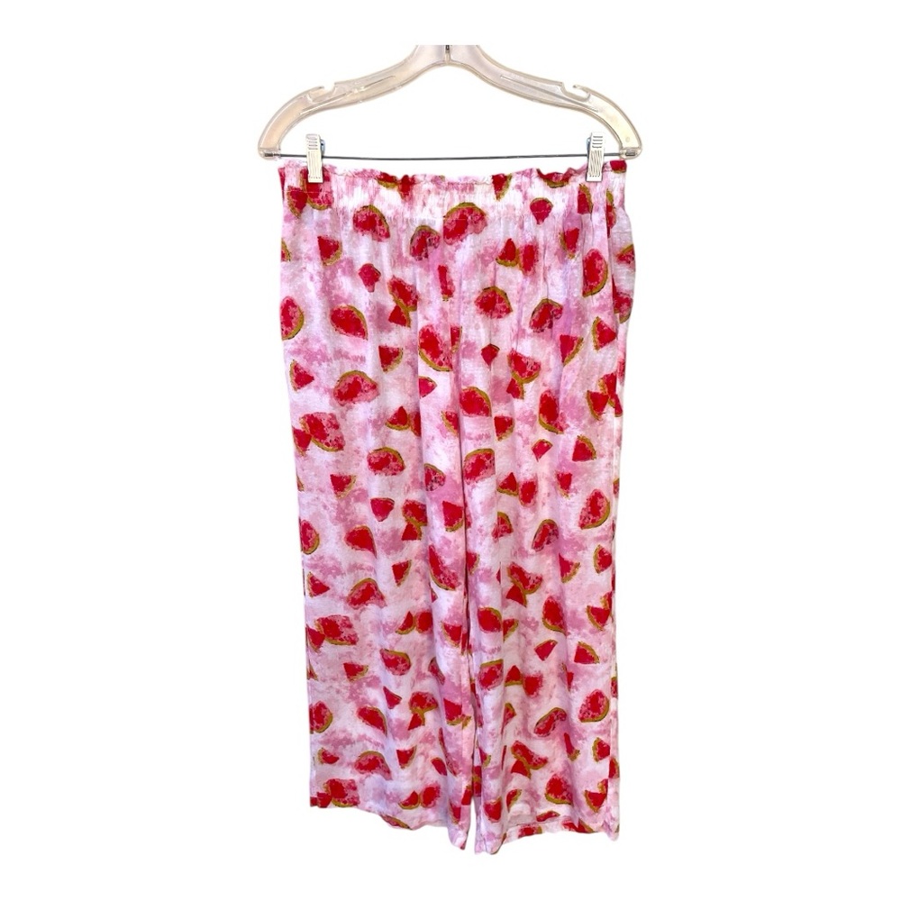 Mystree Watermelon Lounge Pants Pink & Red Size Large - Picture 9 of 10